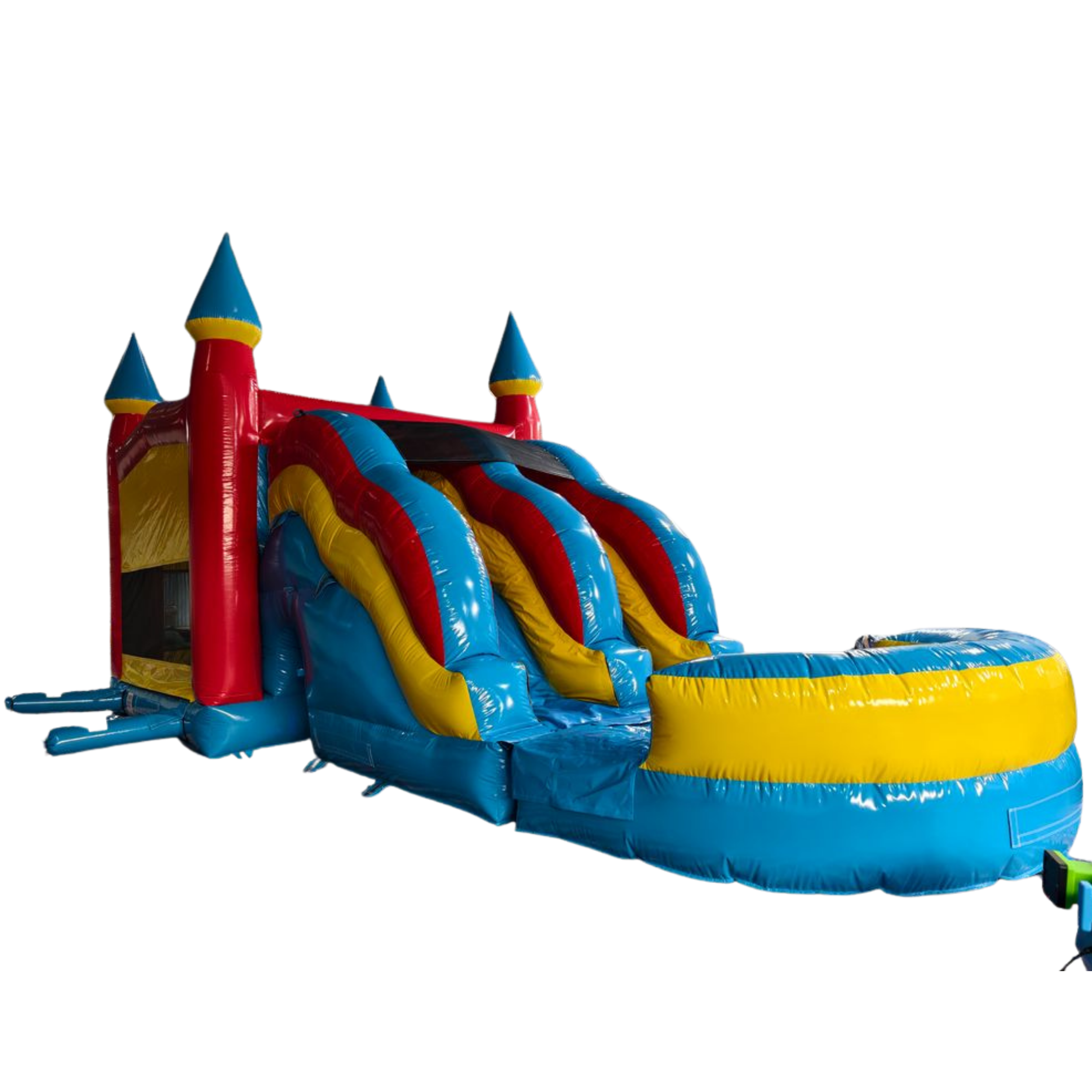 Castle 5in1 Wave Wet Dry Slide - Rainbow