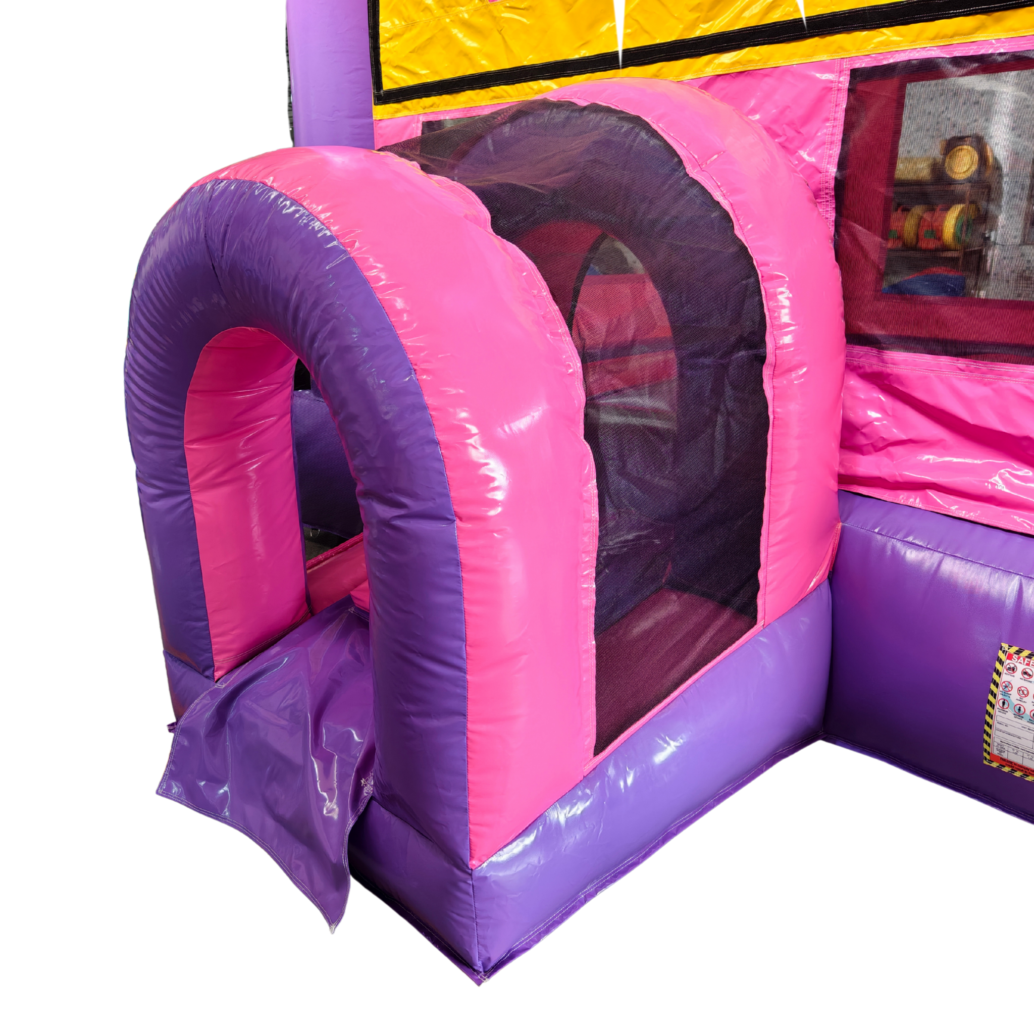 Castle Bounce House – Purple/Pink/Yellow