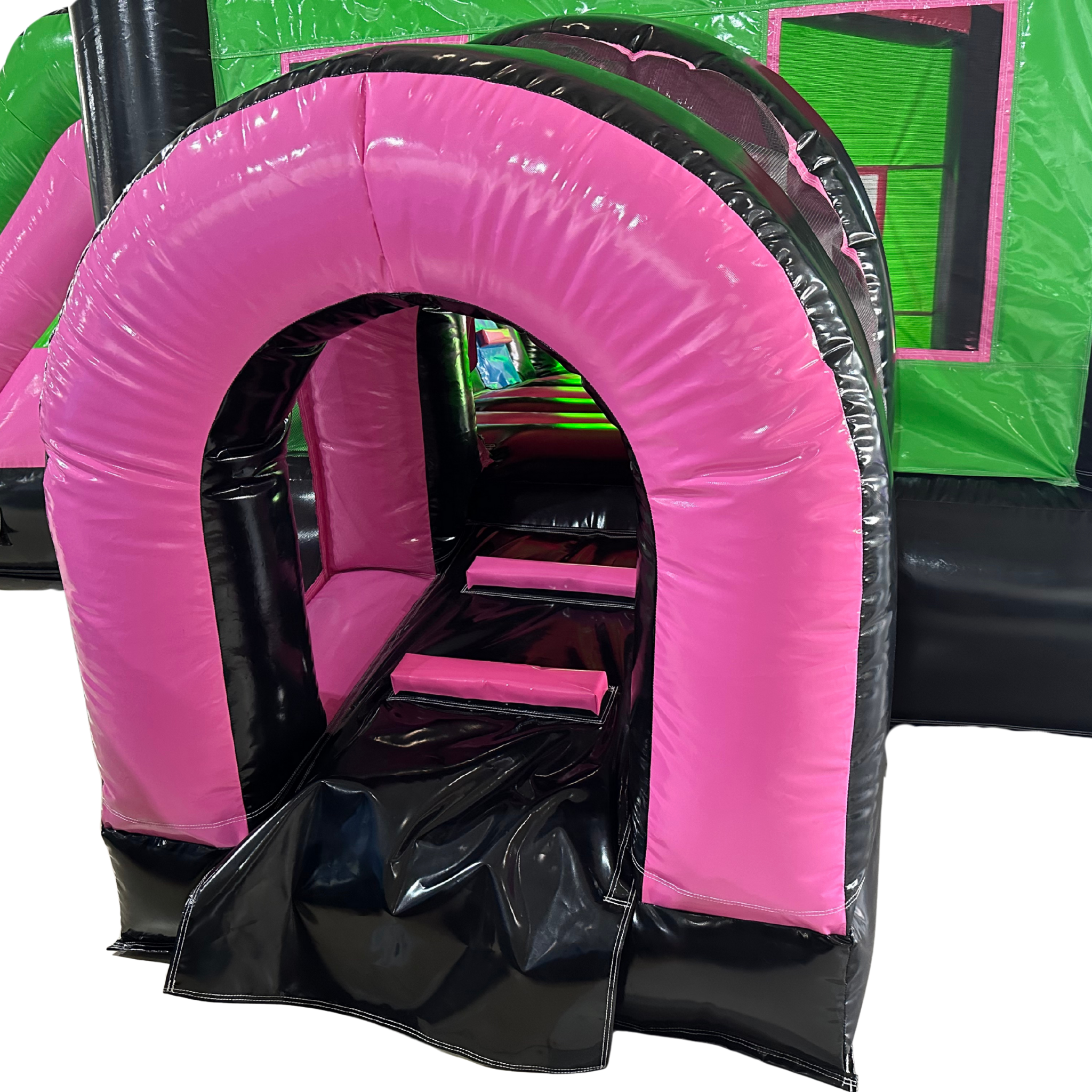 Castle Combo with Dual Lane Slide – BlackPinkGreen