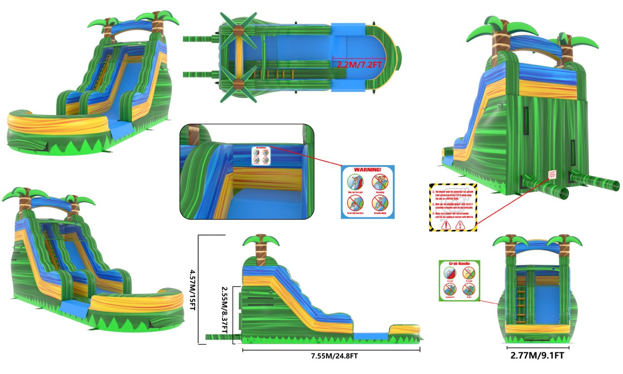 15' Tropical Emerald Rush SL