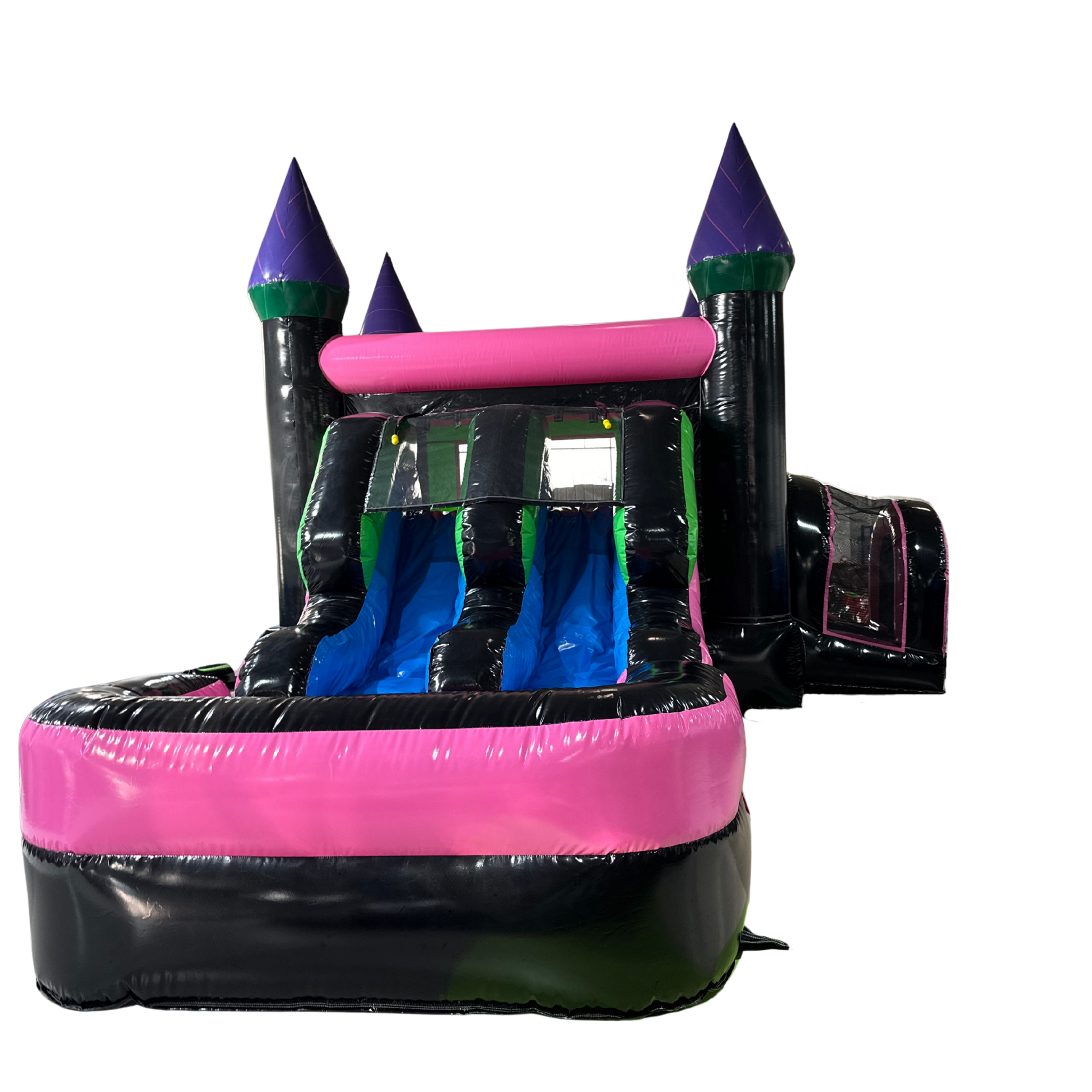 Castle Combo with Dual Lane Slide – BlackPinkGreen