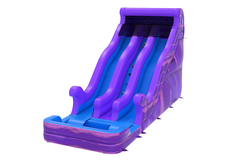 20ft Purple/Blue Marble Water Slide