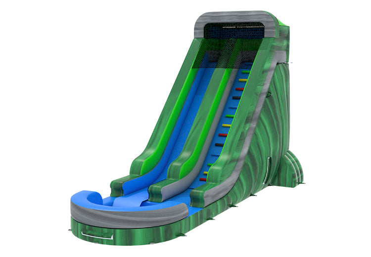 20ft Green/Blue Marble Water Slide