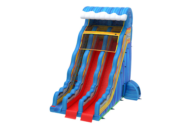 27ft Blue Crush Tsunami Water Slide + Slip & Slide