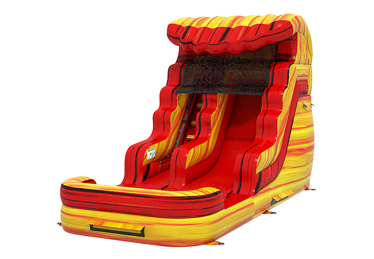 13ft Orange Red Marble Water Slide