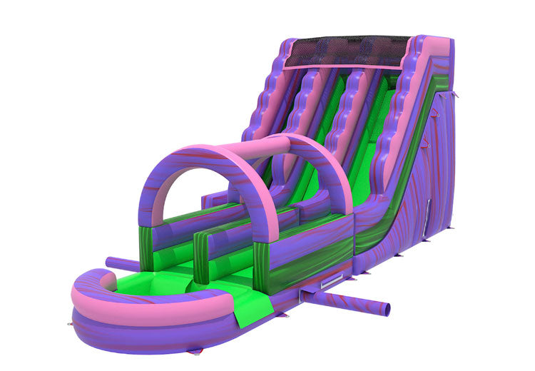 17.3ft Purple Water Slide