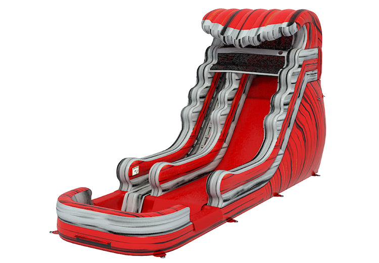 16.4ft Red Marble Water Slide