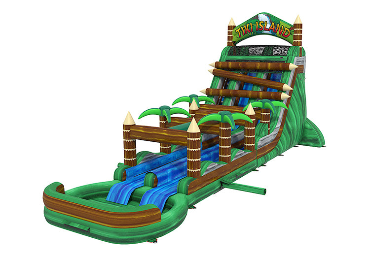 24ft Tiki Island Water Slide