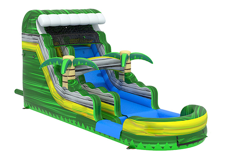 13.7ft Greeen Crush Water Slide