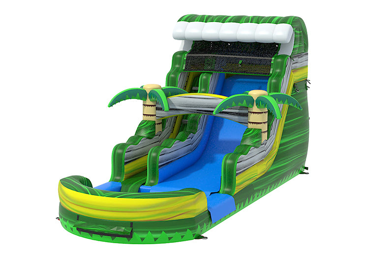 13.7ft Greeen Crush Water Slide