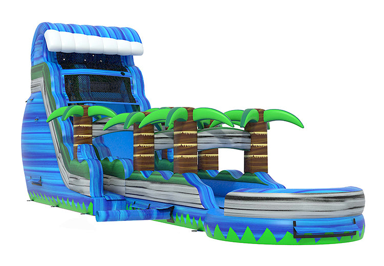 18ft Blue Crush Tsunami Water Slide