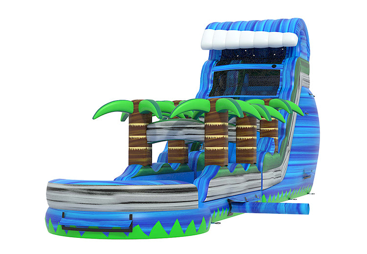 18ft Blue Crush Tsunami Water Slide