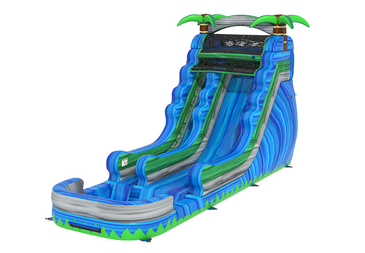 18ft Blue Crush Water Slide