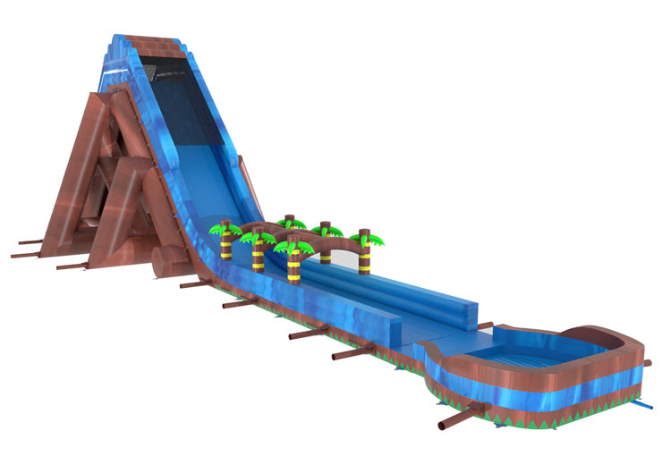 42.6ft Tropical Large Water Slide