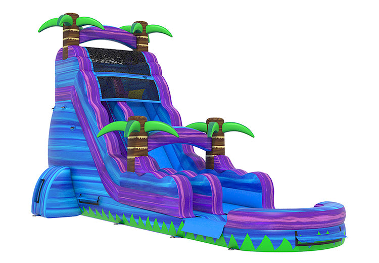 20.6ft Blue Purple Mable Water Slide