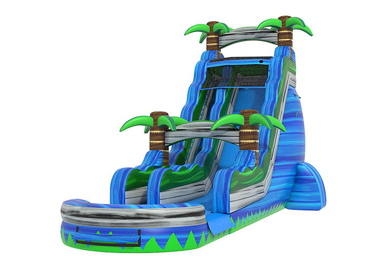 22ft Blue Crush Tsunami Water Slide