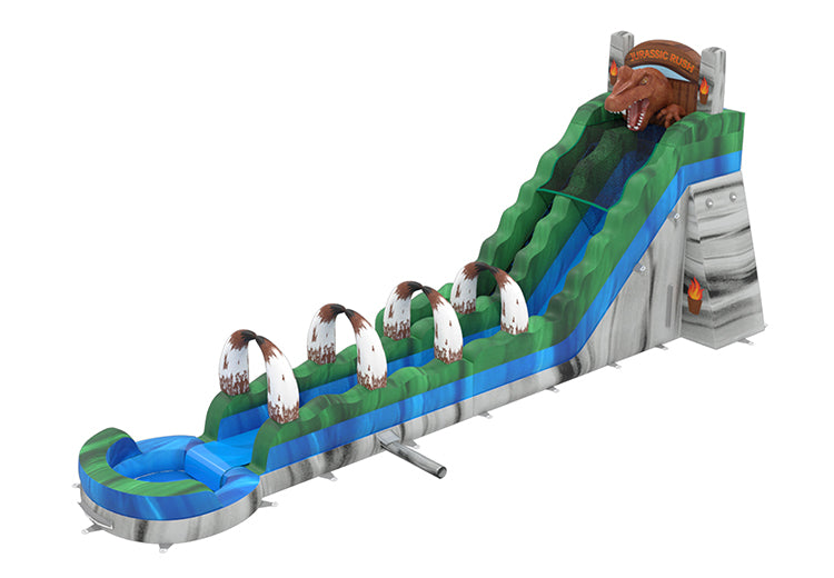 22ft Grey Green Marble Water Slide