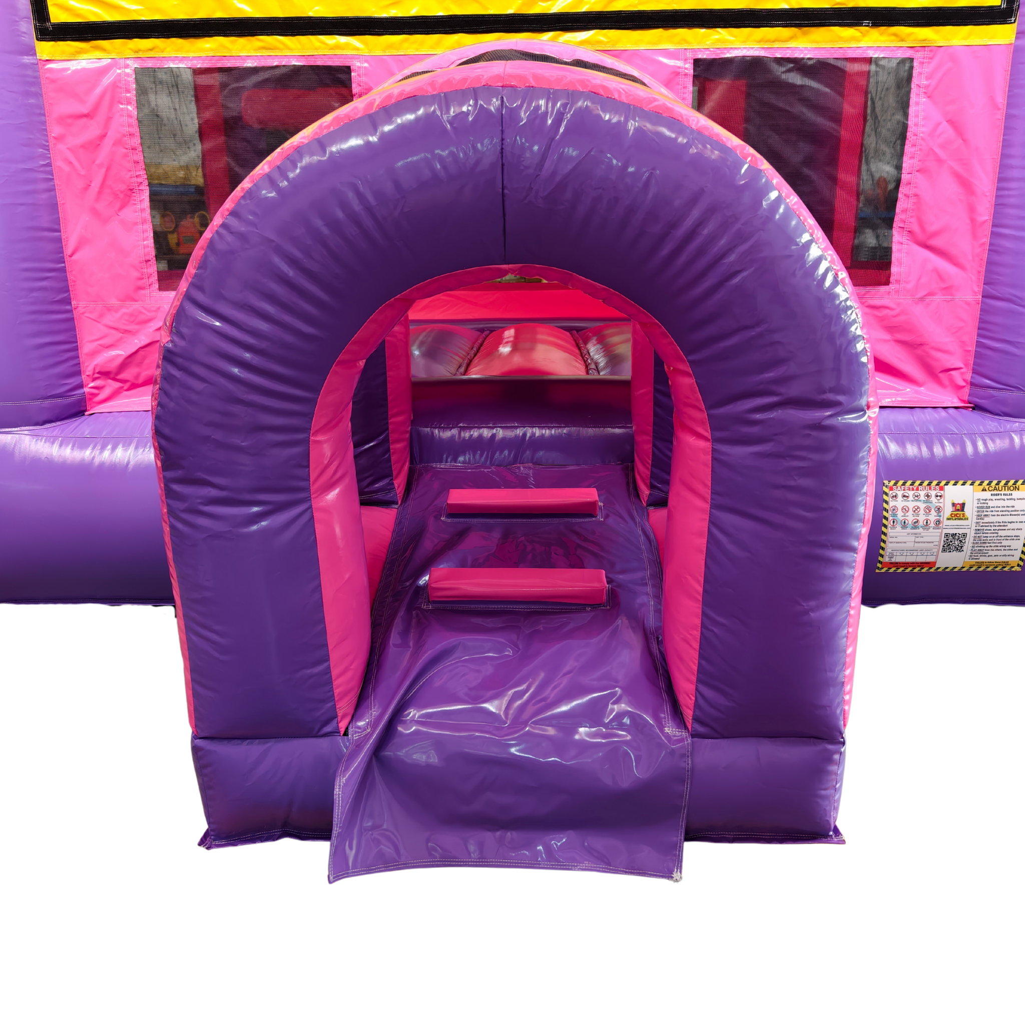 Castle Bounce House – Purple/Pink/Yellow