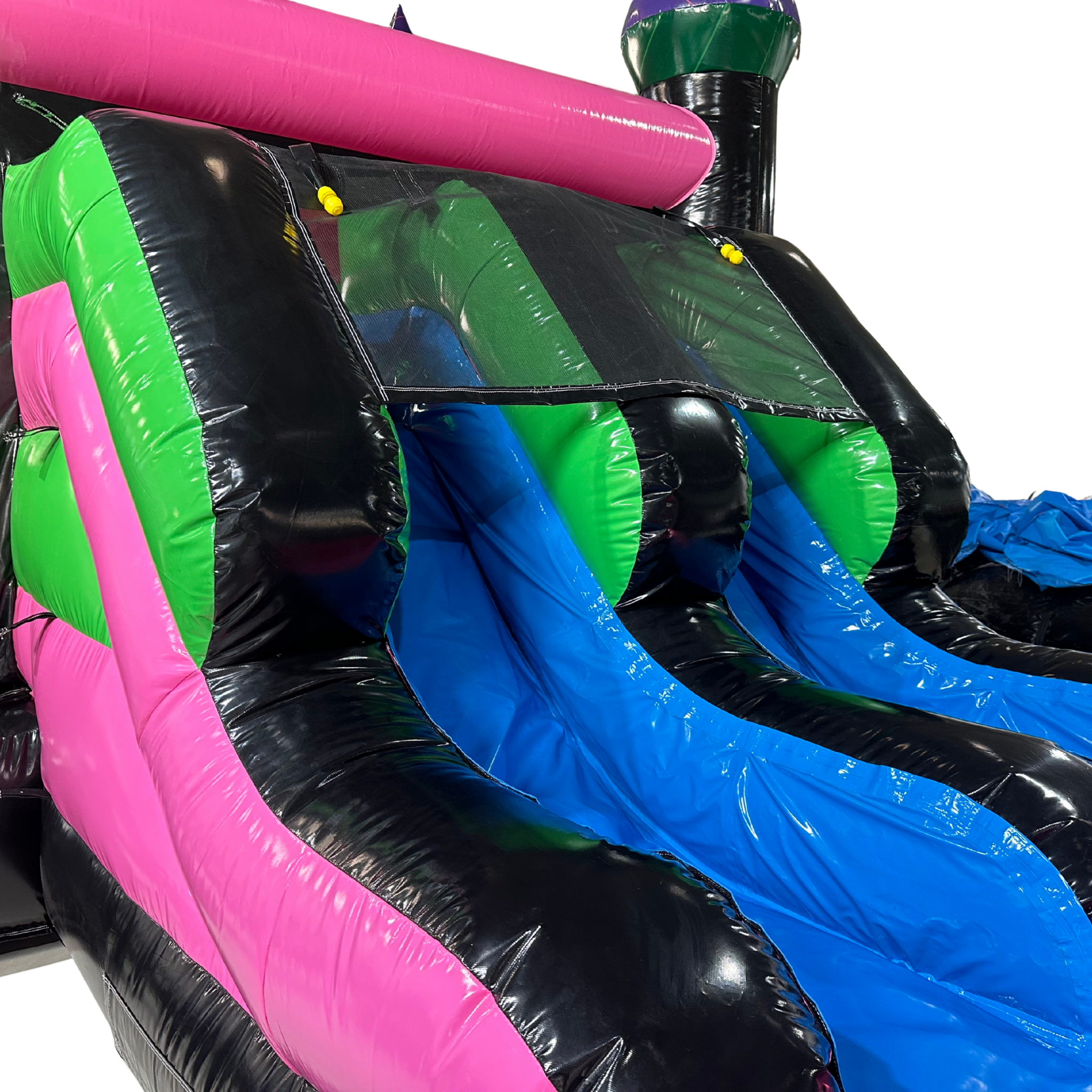 Castle Combo with Dual Lane Slide – BlackPinkGreen