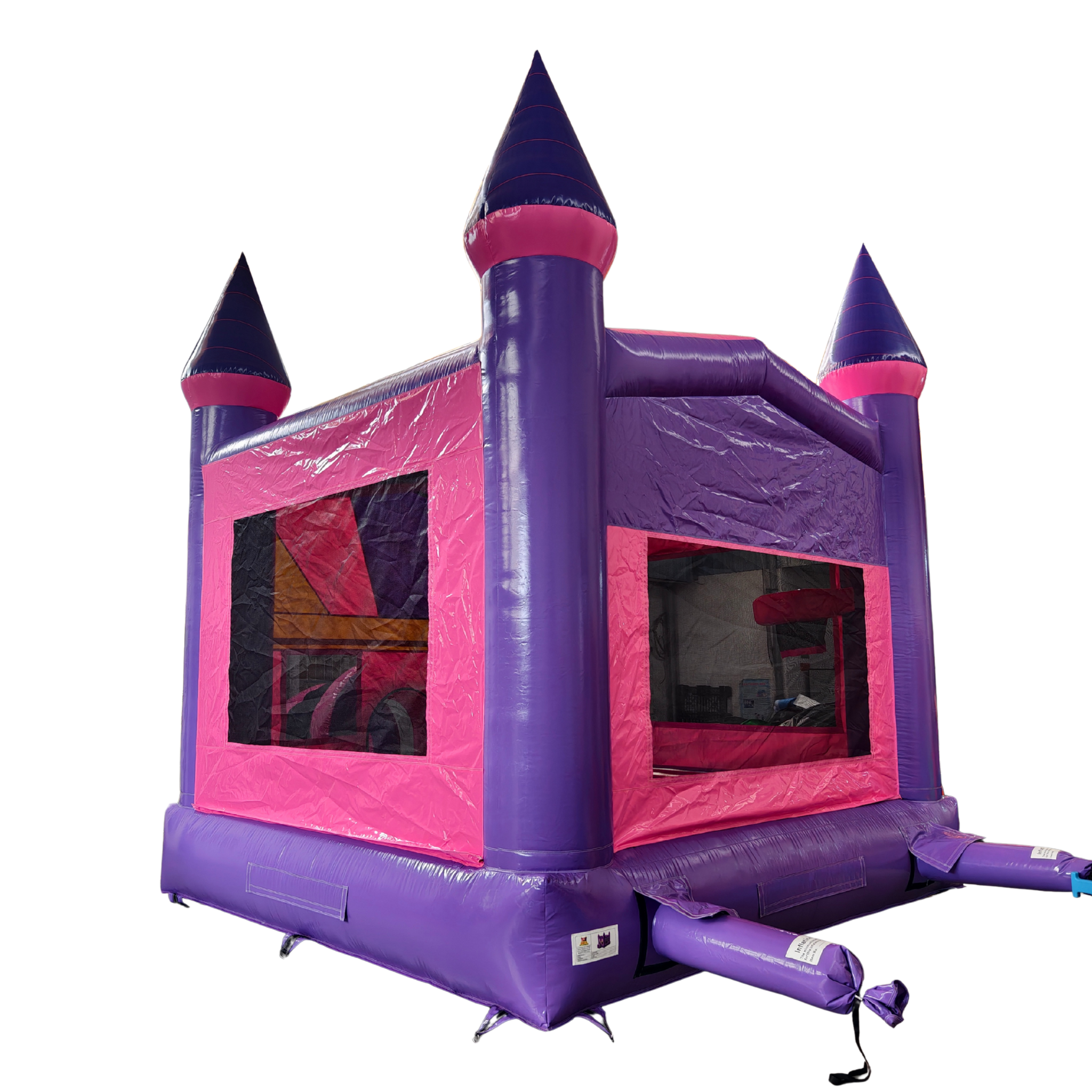 Castle Bounce House – Purple/Pink/Yellow