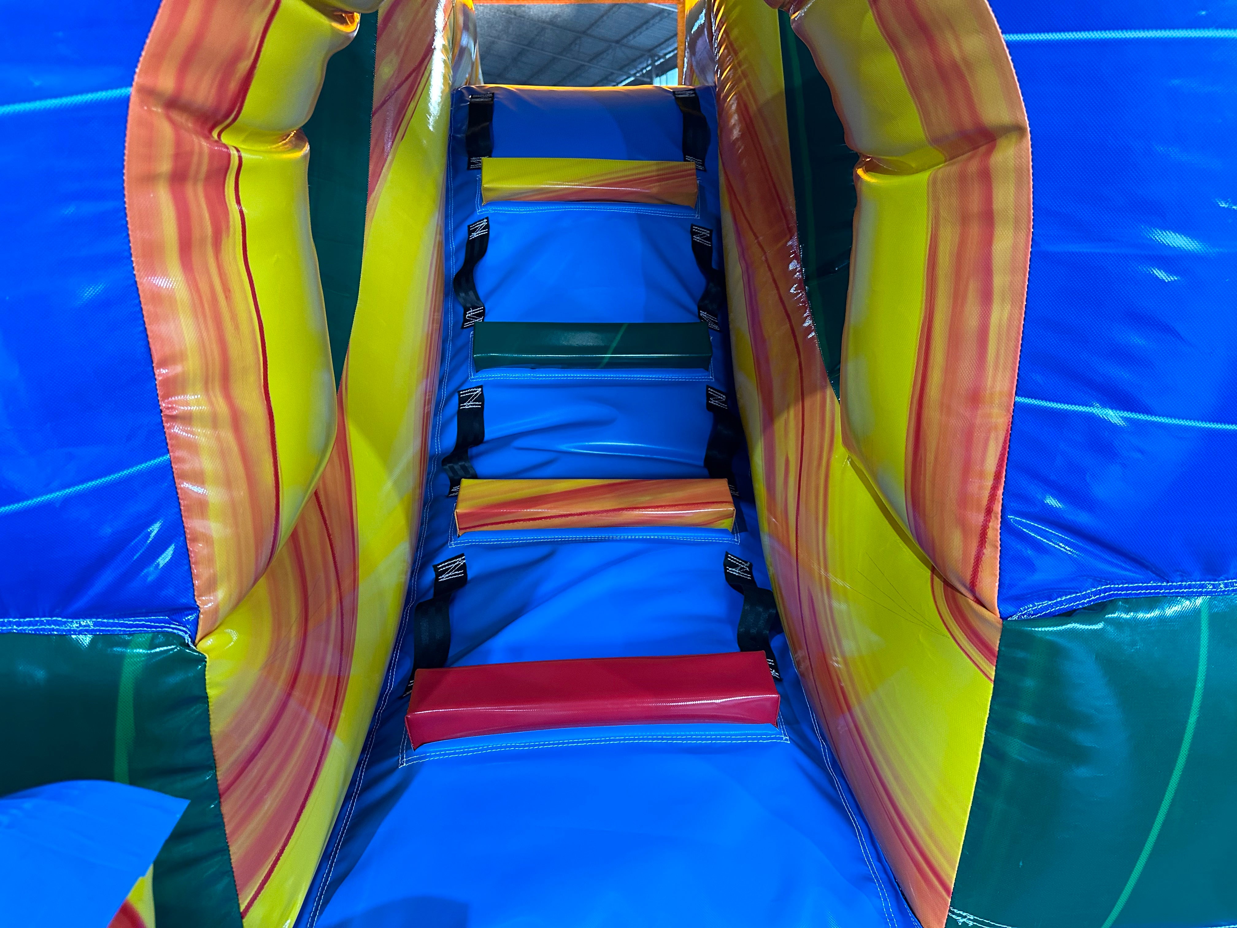 Bounce house combo- Castle Inflatable with Slide and Pool – Multi-Color