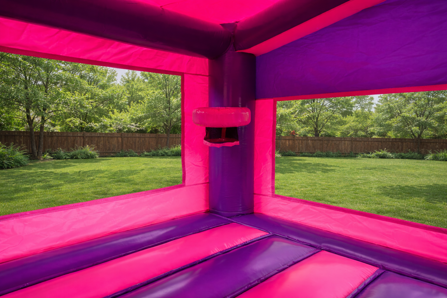 Castle Bounce House – Purple/Pink/Yellow